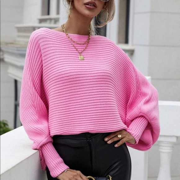 Boho batwing sleeve knit sweater - Picture 8 of 16